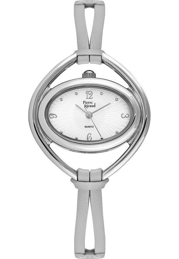 Zegarek Pierre Ricaud Zegarek damski P22018.5G73Q szary. Kolor: szary