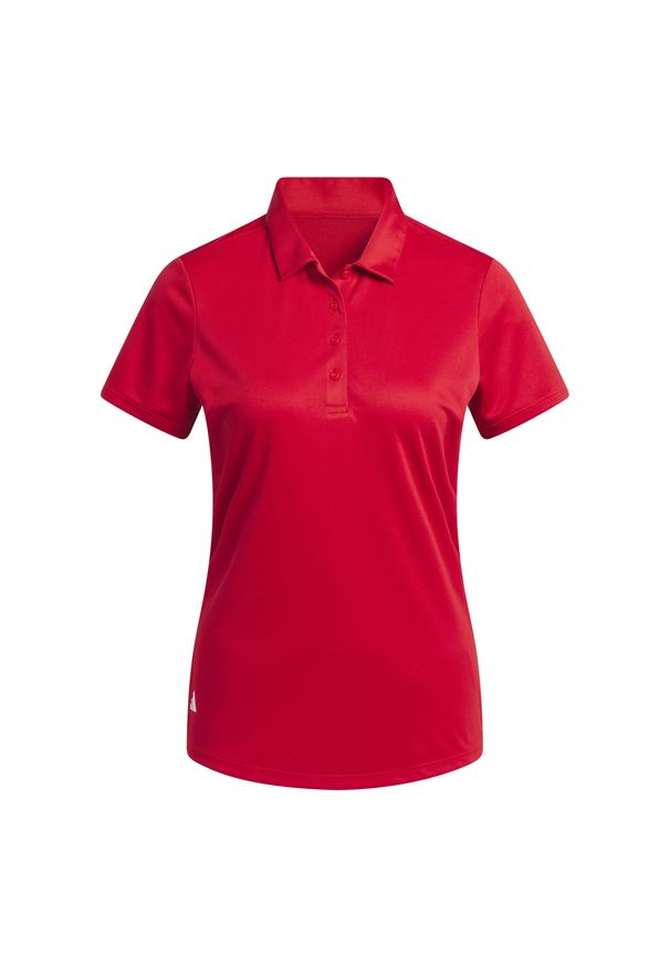 Adidas - Damska koszulka polo adidas Performance. Typ kołnierza: polo. Kolor: czerwony. Styl: sportowy, klasyczny, elegancki