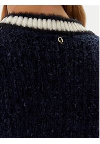 Guess Kardigan W5BR0E Z4090 Granatowy Slim Fit. Kolor: niebieski. Materiał: syntetyk