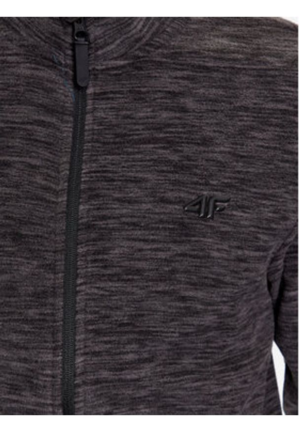 4f - 4F Polar 4FAW23TFLEM120 Czarny Regular Fit. Kolor: czarny. Materiał: polar, syntetyk