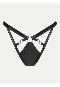 Hunkemöller Stringi Faye 206206 Czarny. Kolor: czarny. Materiał: syntetyk