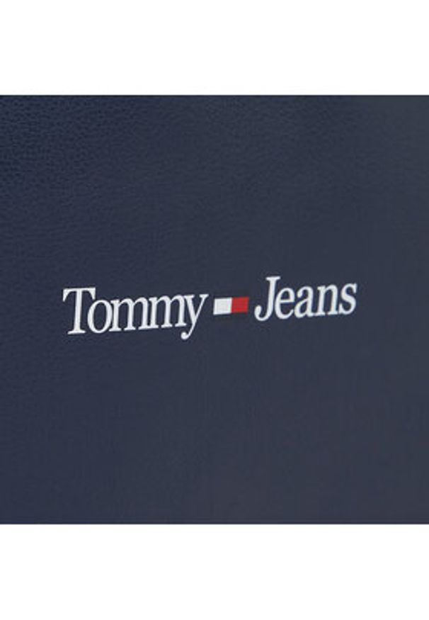 Tommy Jeans Torebka Camera Bag AW0AW15029 Granatowy. Kolor: niebieski. Materiał: skórzane