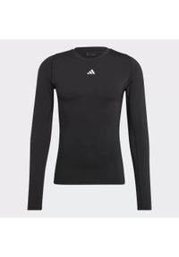 Adidas - Koszulka męska adidas Techfit Aeroready Long Sleeve Tee. Kolor: wielokolorowy, czarny, szary. Długość rękawa: długi rękaw. Technologia: Techfit (Adidas)