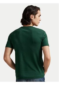 Polo Ralph Lauren T-Shirt 710740727099 Zielony Custom Slim Fit. Typ kołnierza: polo. Kolor: zielony. Materiał: bawełna