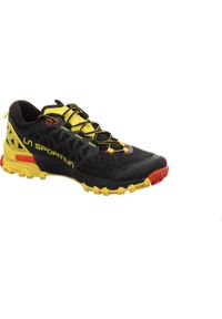 LA SPORTIVA - Buty do biegania męskie La Sportiva La Bushido Ii. Kolor: żółty, wielokolorowy, czarny. Materiał: materiał, syntetyk. Szerokość cholewki: normalna