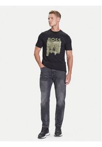 BOSS T-Shirt C-Thompson 214 50543916 Czarny Regular Fit. Kolor: czarny. Materiał: bawełna