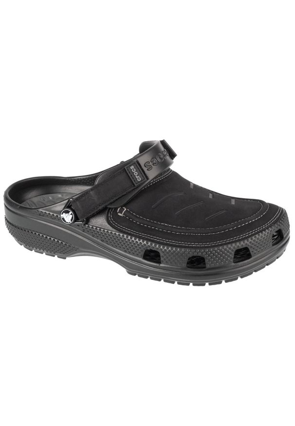 Buty do chodzenia męskie Crocs Yukon Vista II. Kolor: czarny. Materiał: materiał, syntetyk