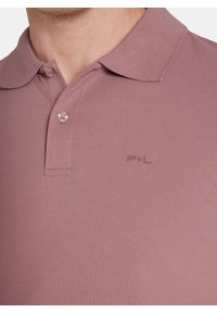 Pako Lorente - PAKO LORENTE - T-shirt polo w różowym kolorze. Typ kołnierza: polo. Kolor: morski, różowy, biały, czarny. Materiał: bawełna, elastan #7
