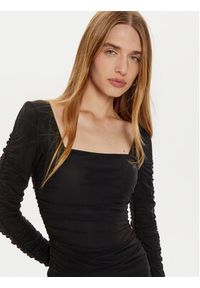 Marciano Guess Sukienka koktajlowa 4BGK18 6286A Czarny Slim Fit. Kolor: czarny. Materiał: syntetyk. Styl: wizytowy