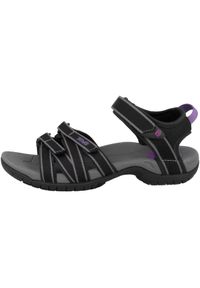 Buty do chodzenia damskie Teva Tirra. Zapięcie: rzepy. Kolor: czarny. Materiał: materiał. Sport: turystyka piesza