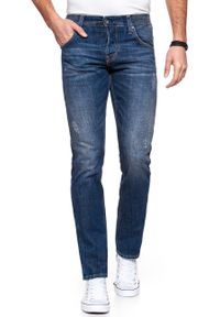 Mustang - JEANSY MĘSKIE MUSTANG Chicago Tapered DENIM BLUE 1006586 5000 984. Stan: podwyższony #8