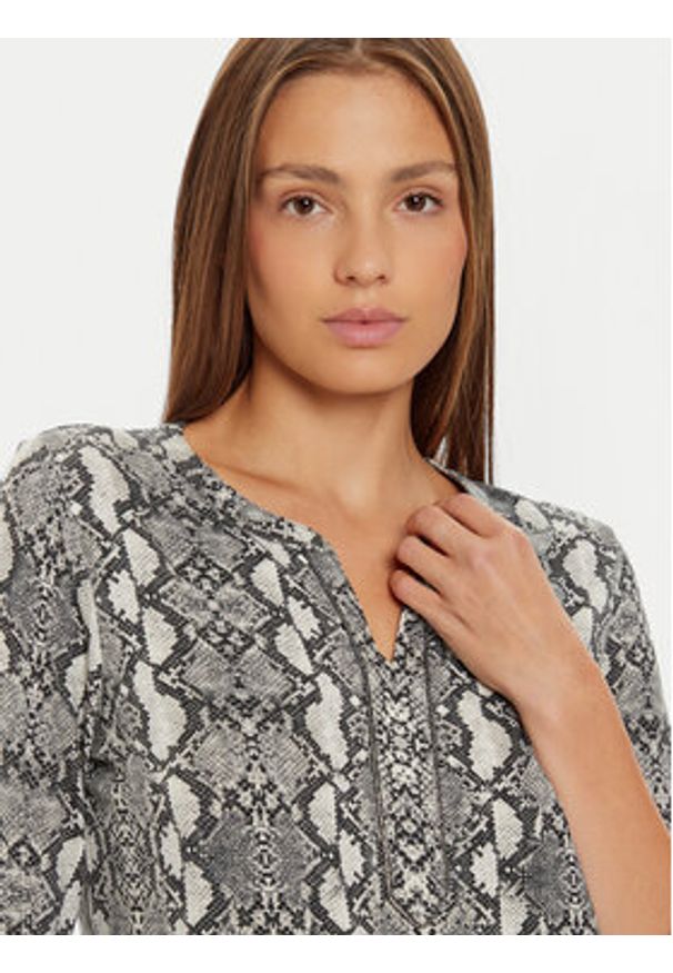 Olsen Bluzka 11104921 Szary Regular Fit. Kolor: szary. Materiał: wiskoza