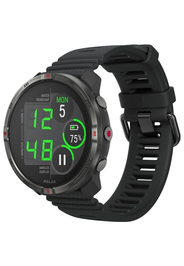 POLAR - Polar Grit X2 czarny S-L. Kolor: czarny. Materiał: polar