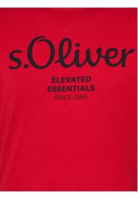 s.Oliver T-Shirt 2139909 Czerwony Regular Fit. Kolor: czerwony. Materiał: bawełna #3