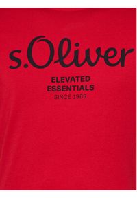 s.Oliver T-Shirt 2139909 Czerwony Regular Fit. Kolor: czerwony. Materiał: bawełna