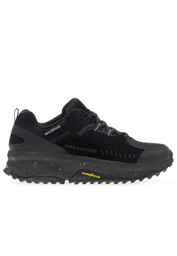 skechers - Buty Skechers Bionic Trail Road Sector 237219BBK - czarne. Okazja: na co dzień. Kolor: czarny. Materiał: skóra, guma, zamsz, syntetyk. Szerokość cholewki: normalna. Model: Skechers Sport. Sport: turystyka piesza