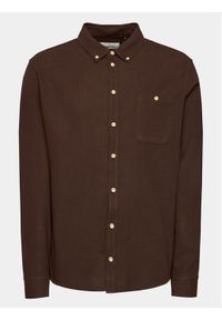 Blend Koszula 20716337 Brązowy Regular Fit. Kolor: brązowy. Materiał: bawełna