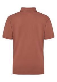 Calvin Klein Jeans Polo LV040EM269 Brązowy Regular Fit. Typ kołnierza: polo. Kolor: brązowy. Materiał: bawełna #6