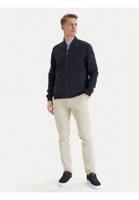Bugatti Bluza 8750-75174C Granatowy Regular Fit. Kolor: niebieski. Materiał: bawełna #4