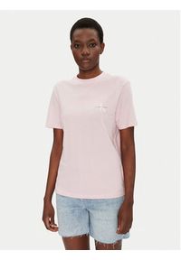 Calvin Klein Jeans Komplet 2 t-shirtów LV047C905G Różowy Regular Fit. Kolor: różowy. Materiał: bawełna #6