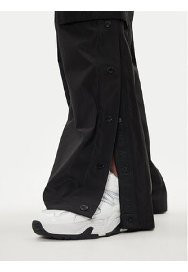 MICHAEL Michael Kors Spodnie materiałowe MT430O77LD Czarny Wide Leg. Kolor: czarny. Materiał: syntetyk