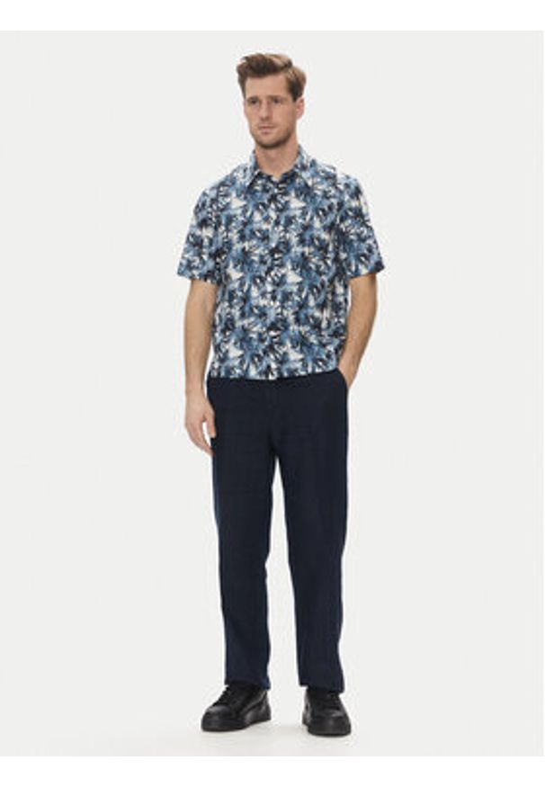 Armani Exchange Koszula XM001240 AF14869 F0041 Niebieski Regular Fit. Kolor: niebieski. Materiał: bawełna