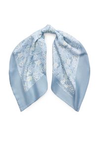 Lauren Ralph Lauren - LAUREN RALPH LAUREN Chusta 454P14497002 Błękitny. Kolor: niebieski. Materiał: jedwab #1