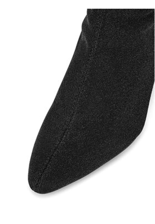 DeeZee Botki 5758 Czarny. Kolor: czarny. Materiał: materiał