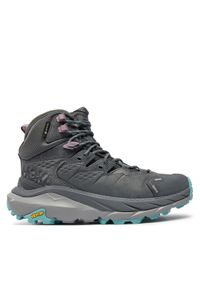 HOKA - Hoka Trekkingi Kaha 2 GTX GORE-TEX 1123156 Szary. Kolor: szary. Materiał: nubuk, skóra