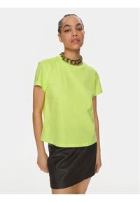 Patrizia Pepe T-Shirt 2M4373/J111-Y426 Zielony Regular Fit. Kolor: zielony. Materiał: bawełna