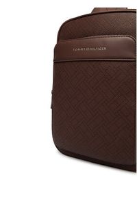 TOMMY HILFIGER - Tommy Hilfiger Saszetka Th Flag Monogram Sling Pack AM0AM14140 Brązowy. Kolor: brązowy. Materiał: skóra #2