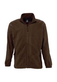 SOL'S - Bluza Polarowa Unisex Dla Dorosłych North. Kolor: brązowy. Materiał: polar. Sezon: zima
