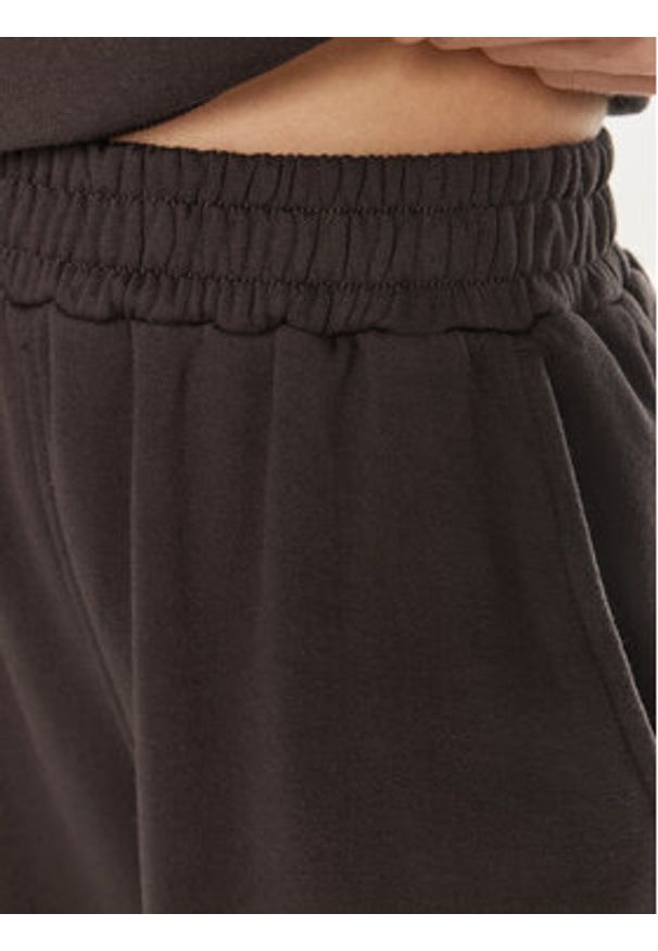 Athlecia Spodnie dresowe Damla EA243322 Brązowy Loose Fit. Kolor: brązowy. Materiał: bawełna, syntetyk