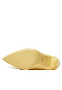 DeeZee Szpilki AB2-4503A Żółty. Kolor: żółty. Materiał: skóra. Obcas: na szpilce #7
