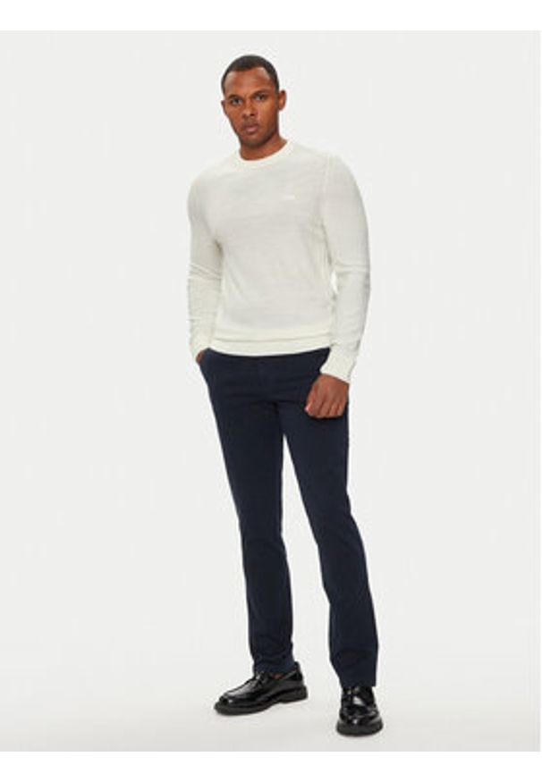 BOSS - Boss Chinosy Kaito1 50487966 Granatowy Slim Fit. Kolor: niebieski. Materiał: bawełna
