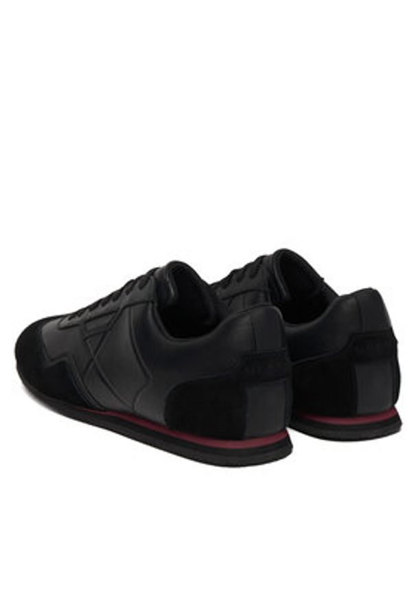 Guess Sneakersy FMPOLM ELE12 Czarny. Kolor: czarny. Materiał: skóra