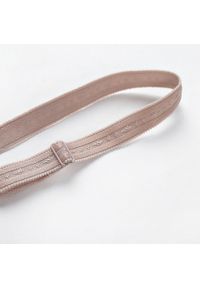 Intica - Biustonosz koronkowy push-up z efektem dekoltu Edda. Kolor: brązowy. Materiał: koronka. Rodzaj stanika: push-up. Wzór: koronka #4