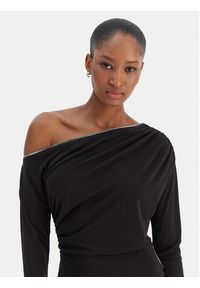 Rinascimento Sukienka koktajlowa CFC0126544003 Czarny Slim Fit. Kolor: czarny. Materiał: syntetyk. Styl: wizytowy #2