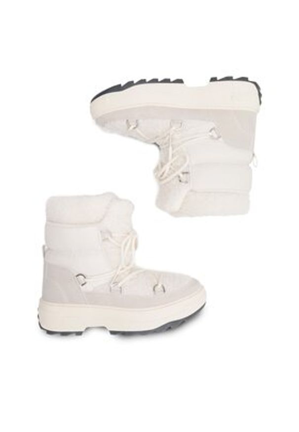 DeeZee Śniegowce LORI N10368 Écru. Materiał: materiał