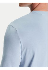 BOSS Longsleeve Mix&Match 50515389 Błękitny Regular Fit. Kolor: niebieski. Materiał: bawełna. Długość rękawa: długi rękaw