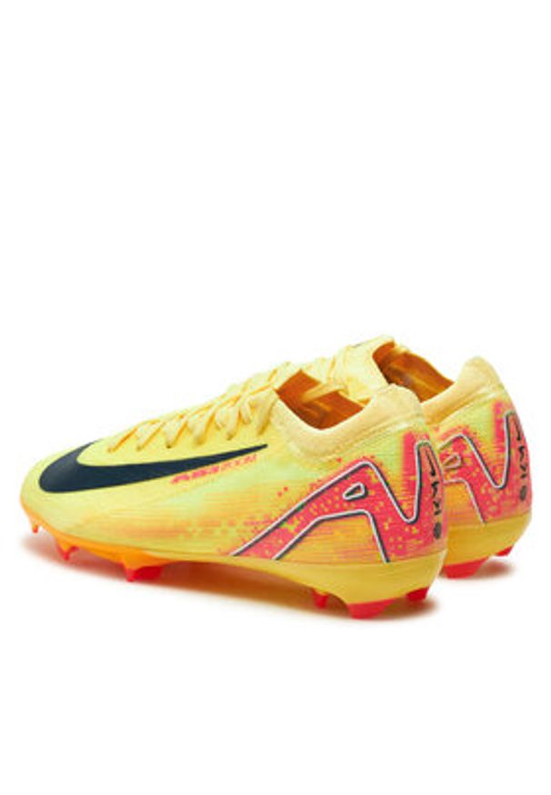 Nike Buty do piłki nożnej Jr Zm Vapor 16 Pro Km Fg HF5450 800 Żółty. Kolor: żółty. Materiał: syntetyk