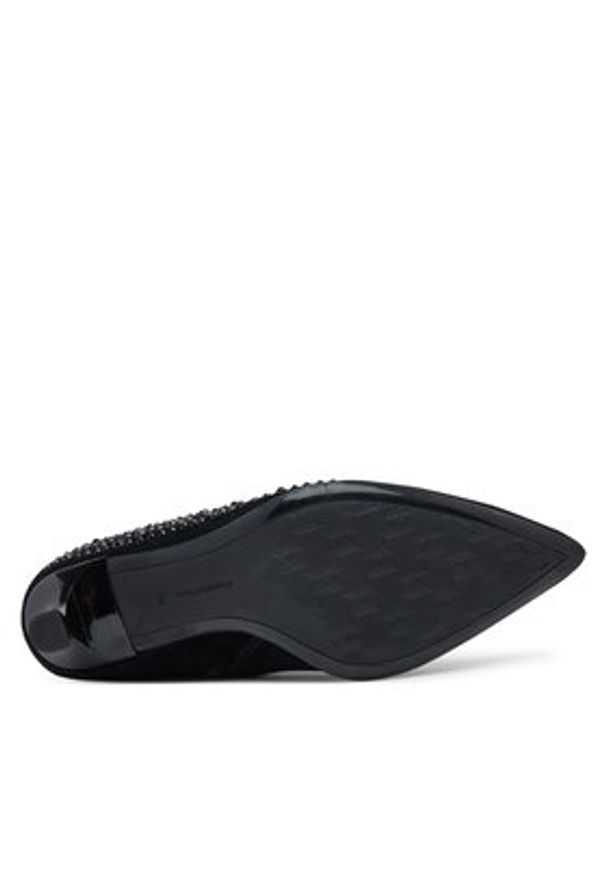 Karl Lagerfeld - KARL LAGERFELD Botki Sienna KL32743A Czarny. Kolor: czarny. Materiał: skóra, zamsz