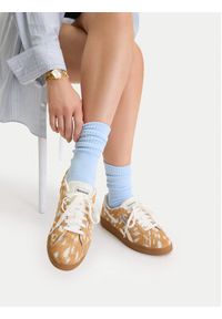 Reebok Sneakersy EO-CLUB C GROUNDS UK 100263951 Brązowy. Kolor: brązowy. Materiał: skóra. Model: Reebok Club #4