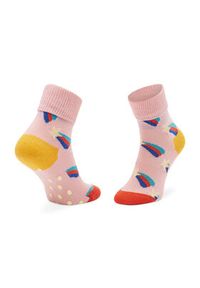 Happy-Socks - Happy Socks Zestaw 2 par wysokich skarpet dziecięcych KSST19-6000 Kolorowy. Materiał: materiał. Wzór: kolorowy #4