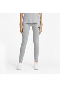 Puma - Damskie legginsy Essentials PUMA Light Gray Heather. Kolor: szary, czarny, wielokolorowy. Sport: fitness