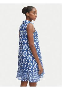 Iconique Sukienka letnia IC25-085 Niebieski Regular Fit. Kolor: niebieski. Materiał: bawełna. Sezon: lato #2