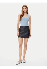 only - ONLY Top Lea 15278090 Błękitny Regular Fit. Kolor: niebieski. Materiał: syntetyk #6