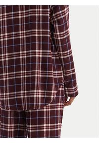 TOMMY HILFIGER - Tommy Hilfiger Piżama UW0UW06158 Bordowy Regular Fit. Kolor: czerwony. Materiał: syntetyk #3