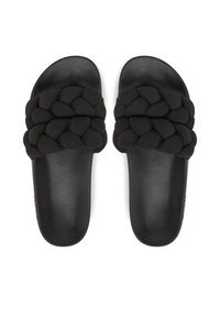 Tommy Jeans Klapki Tjw Braided Slide EN0EN02764 Czarny. Kolor: czarny. Materiał: materiał #6