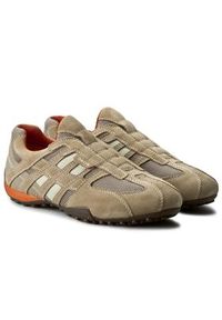 Geox Półbuty U Snake L U4207L 02214 C0845 Beżowy. Kolor: beżowy. Materiał: materiał #13